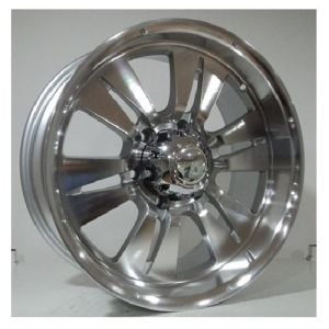 Powcan BK 298 8.5x18inç 6X139.7 Silver Machined Çelik Jant