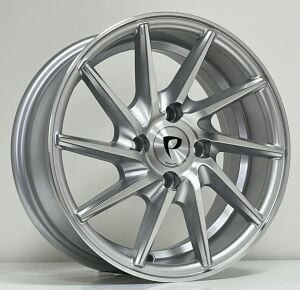 BK 885B 7X15inç  4X100 ET35 73.1 SILVER MACHINED çelik jant