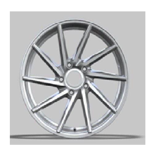 Powcan BK 885A  7x15inç 4x100 Silver Machined Çelik Jant