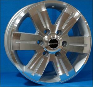 Powcan BK 562 7X15inç 5x130 Silver Machined Çelik Jant