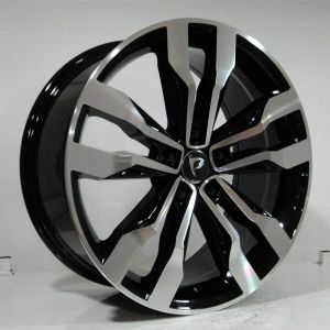BK 5601 8.5X20 inç 5X120 ET37 72.56 BLACK MACHINED XL ÇELİK JANT 1 TAKIM (4 adet) JANT SİPARİŞİ