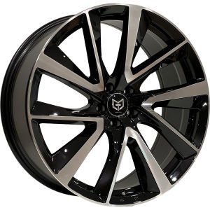 TORK 7961 9X21İNÇ  5X108 ET39 63.4 BLACK MACHINED XL ÇELİK JANT