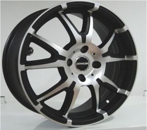 Powcan BK 259 9.5x22inç 5x130 Mat Black Machined Çelik Jant