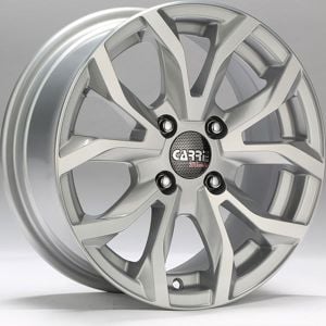 Carre CAR 534 6.5x15inç 4x98 Black + Silver Diamond Çelik Jant