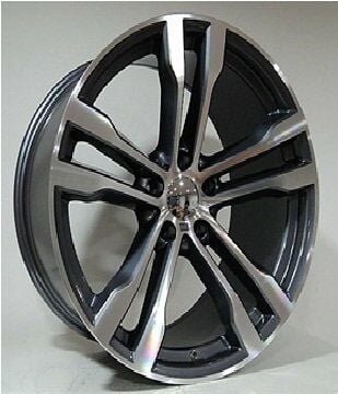 Powcan BK 924 10x20inç 5x120 et40 74.1 Gun Machined Bmw Çelik Jant
