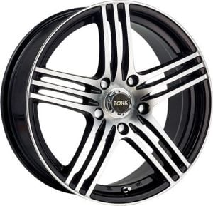 Megatork TORK 2779 6.5x15inç 4x100 BLACK MACHINED Çelik Jant