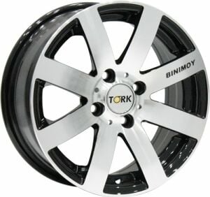 Megatork TORK 823 6.5x15inç 4x100 Black Machined Çelik Jant