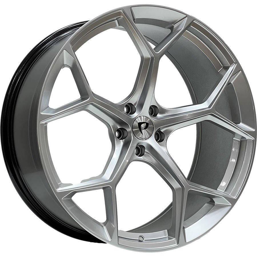 BK 1090 9.5X21İNÇ  5X112 ET28 66.45 HYPER SILVER XL ÇELİK JANT