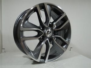 POWCAN 5087 6.5x15inç 4x100 et35 60.1 Black Machined Çelik Jant