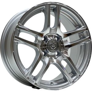 TORK 6204 6.5X14İNÇ 4X100 ET35 73.1 SILVER MACHINED ÇELİK JANT