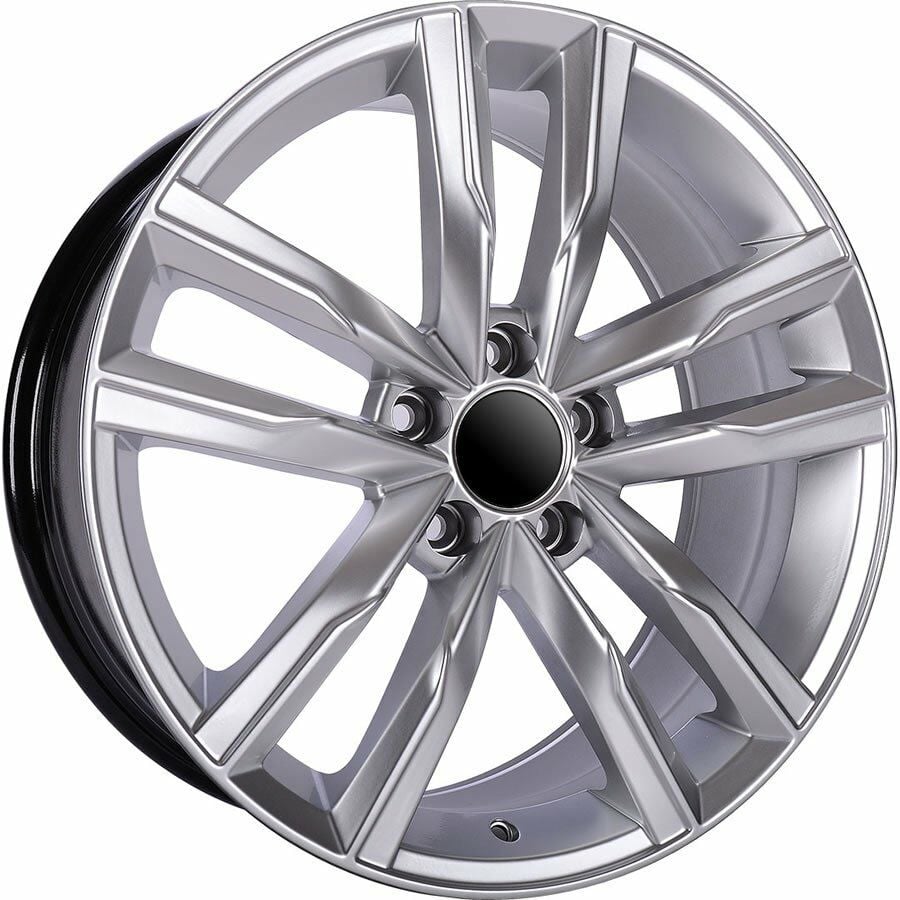 BK 5182 8x19inç 5x112 et45 57.1 HYPER SILVER Machined Çelik Jant