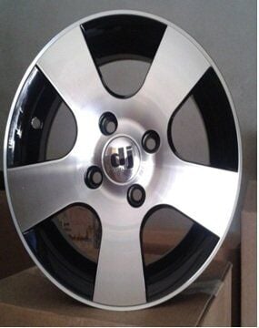 Dj DJ 321 6x14inç 4x100 et33 67.1 Black Diamond Çelik Jant