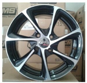 Carre CAR 408 6x14inç 4x100 Black + Silver Diamond Çelik Jant