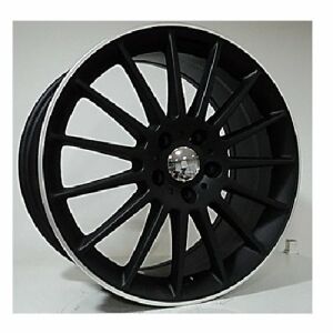 Megatork TORK 4818 7.5X18inç 5x112 Mat Black Machined Mercedes Replika Çelik Jant