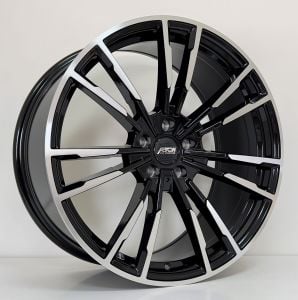 BCH F736 9.5X20İNÇ  5X120 ET40 72.56 BLACK MACHINED XL ÇELİK JANT