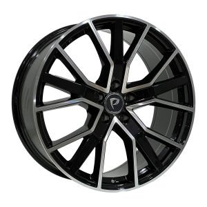 Bk 5131 8x18inç 5x112 et45 66.45 Black Machined  Çelik Jant