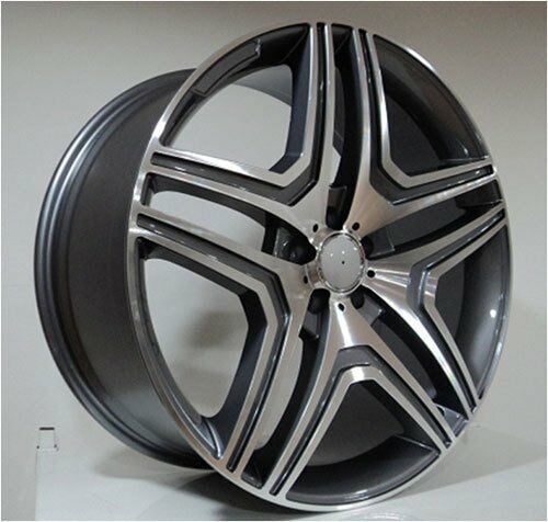 Powcan BK 206 9.5x22inç 5x112 Gun Machined Mercedes Replika Çelik Jant
