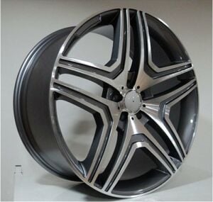 Powcan BK 206 9.5x22inç 5x112 Gun Machined Mercedes Replika Çelik Jant