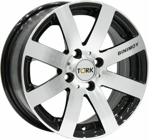 Megatork TORK 823 6x14inç 4x100 Black Machied Çlik Jant