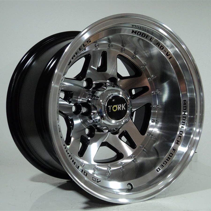 TORK-3917 10 X 15 İNÇ 6X139.7 ET-44 110 MAT BLACK 1 TAKIM (4 adet) JANT SİPARİŞİ