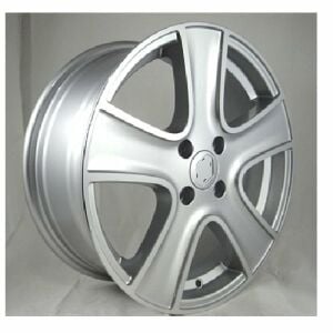 Powcan BK 720 6.5x15inç 4x100 Silver Machined  Renault Replika Çelik Jant