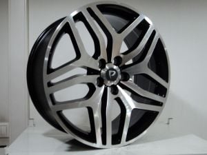 BK 5322 8.5x20inç 5x120 et48 72.56 BLACK Machined Çelik Jant