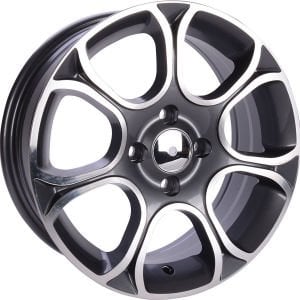 Powcan Bk 5164 6X15inç 4X98 et35 58.1 Gun Machined Fıat Çelik Jant