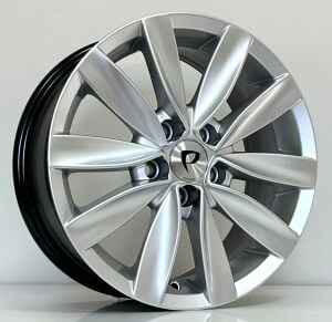 Powcan BK 481 6.5x15inç 5x112 Hyper Silver Volkswagen Replika Çelik Jant
