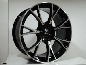 TPL 1241 8.5x20inç 5x120 et34 72.56 BLACK Machined Çelik Jant