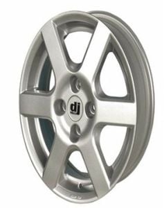 Dj DJ 411 5.5x14inç 4x100 et38 70.4 Sılver Diamond Çelik Jant TEK JANT SİPARİŞİ