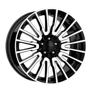 DY 1050 9.5X20İNÇ  5X120 ET38 72.6 BLACK MACHINED XL ÇELİK JANT