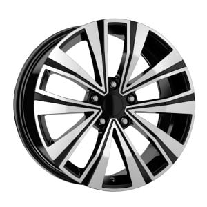 DY 1137 7.5x17inç 5x112 ET45 57.1 BLACK MACHINED REPLİKA Çelik Jant