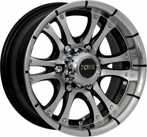 Megatork TORK 268 7x15inç 5x139.7 Black Machined Çelik Jant