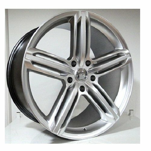 Megatım TIM 196 10X21inç 5x130 Hyper Silver Machined AUDİ Replika Çelik Jant
