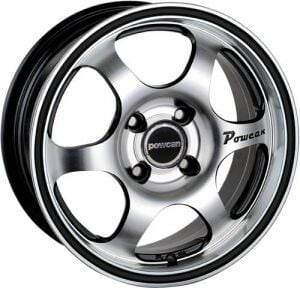 Powcan BK 150 6.5x15inç 4x108 BLACK MACHINED BLACK