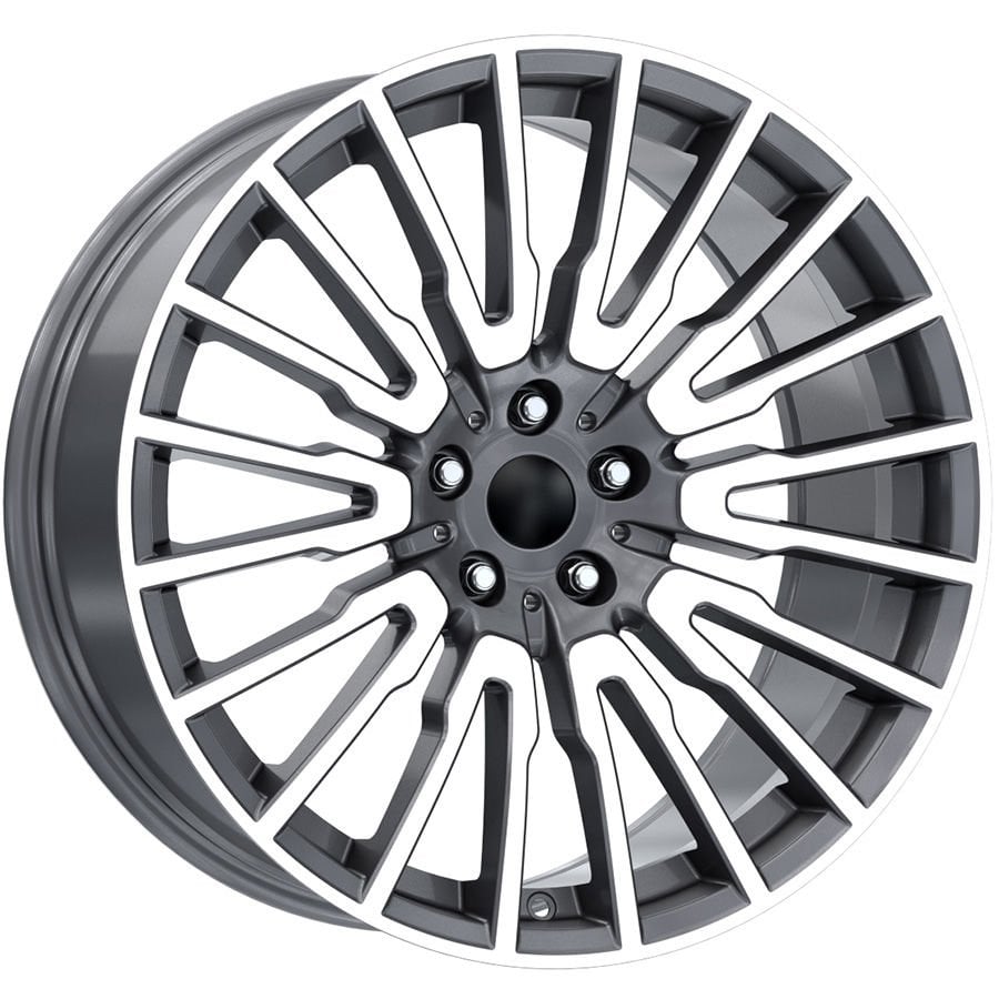 DY 1050 9.5X20 inç 5X112 ET38 66.6 GUN MACHINED XL ÇELİK JANT