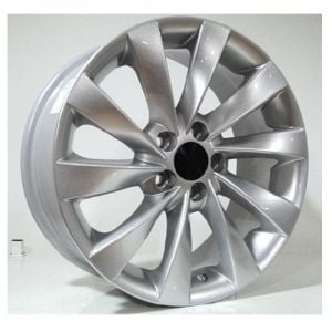 W 015 6.5x15inç 5x112 Silver Machined Volkswagen Replika Çelik Jant