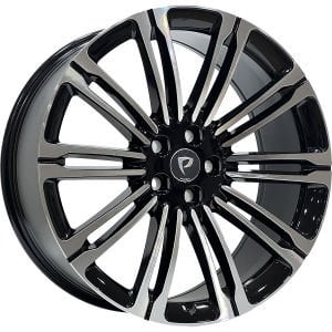 BK 3S1066 9.5X22İNÇ  5X120 ET42.5 72.56 BLACK MACHINED XL ÇELİK JANT