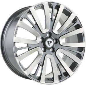 FRM FLR 1 10X22İNÇ  5X120 ET45 72.6 GUNMETAL+POLISHED XL ÇELİK JANT