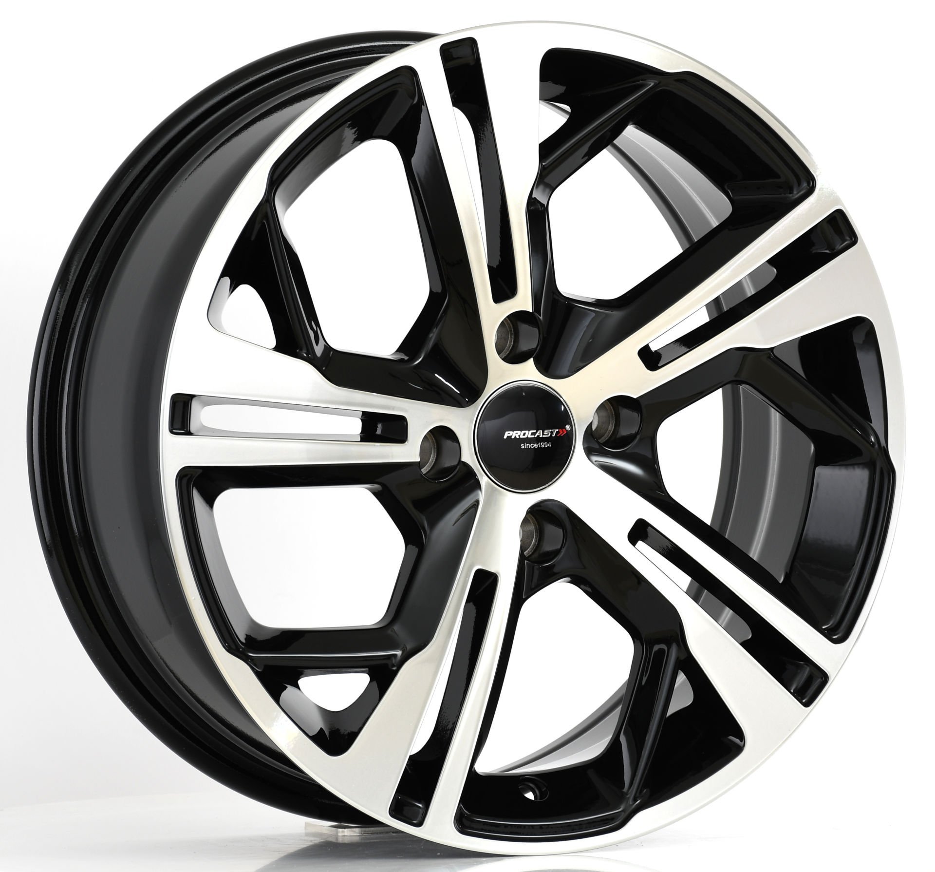 PRO 65139 6.5X16  4X108 ET25 65.1 BLACK MACHINED XL ÇELİK JANT
