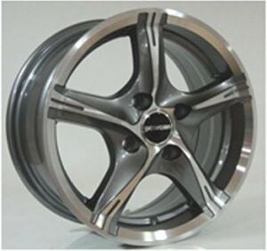 Powcan BK 263 6x14inç 4x100 Gun Machined Çelik Jant