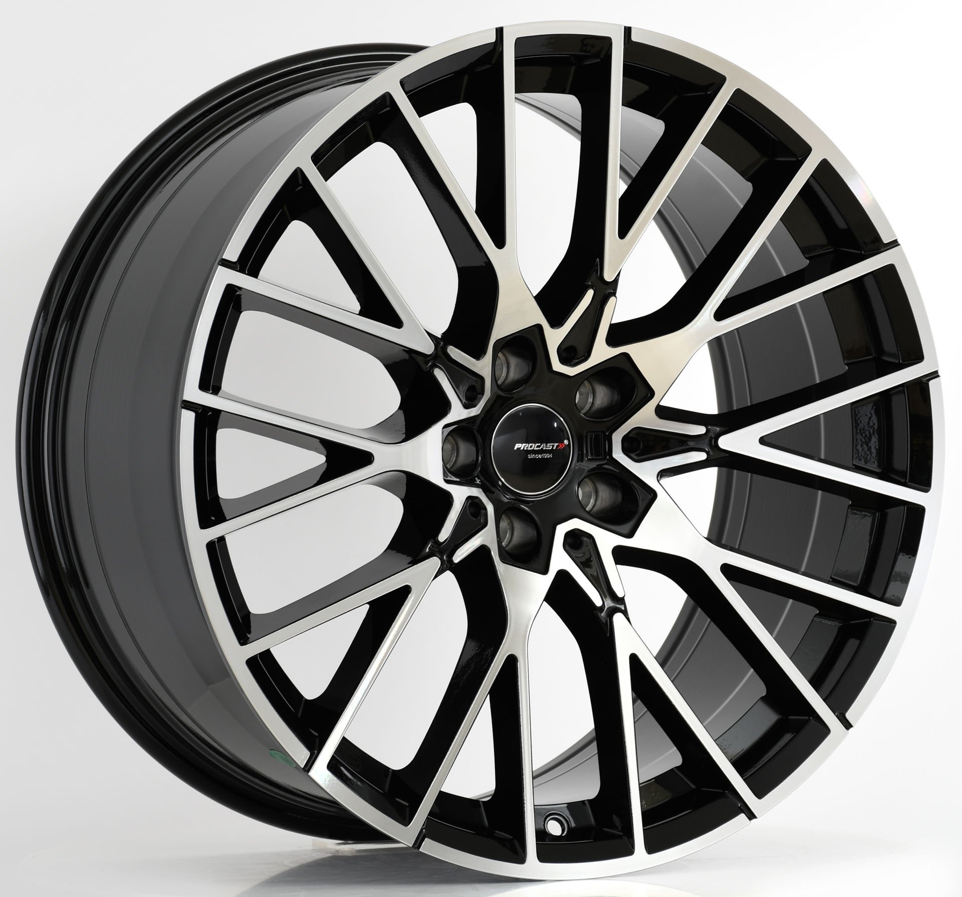 PRO LA5408R 10X20inç  5X112 ET35 66.6 BLACK MACHINED XL ÇELİK JANT