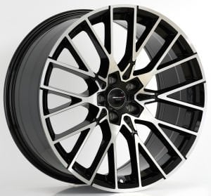 PRO LA5408R 10X20inç  5X112 ET35 66.6 BLACK MACHINED XL ÇELİK JANT