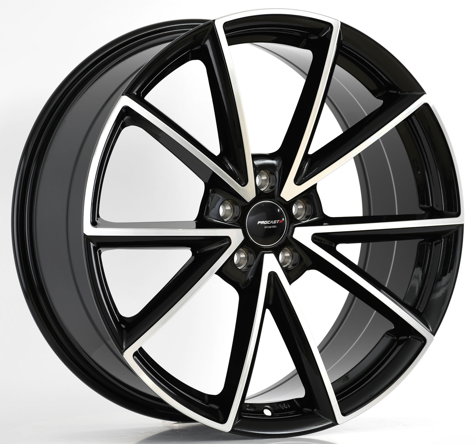 PRO A5158 8.5X20İNÇ  5X112 ET45 66.45 BLACK MACHINED XL ÇELİK JANT