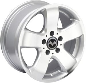 Megatim TIM 343 6.5x15inç 5x130 Silver Machined Çelik Jant