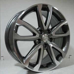 TL-0354 7.5x18inç 5x114.3 ET49 67.1 Gun Machıned REPLİKA Çelik Jant
