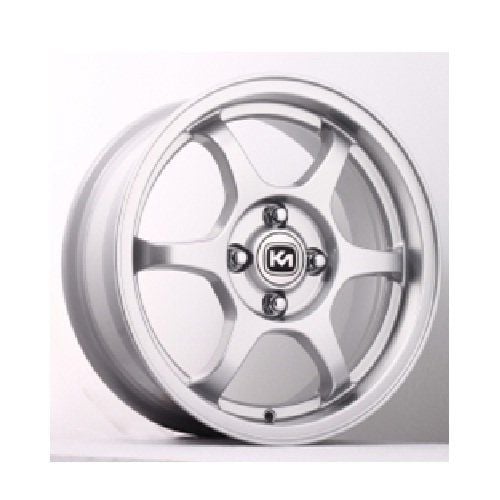 Kormetal KM 385 6.5X15inç 4X98 Silver Machined Çelik Jant