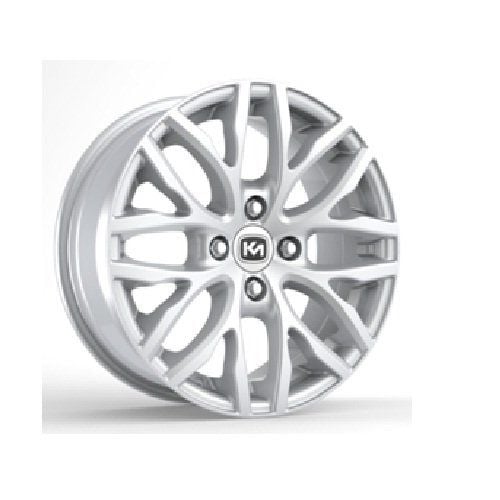 Kormetal KM 464 6x14inç 4x100 Silver + Black Machıned Çelik Jant