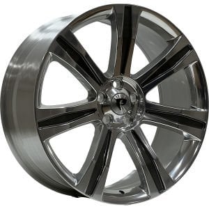 FRM FLR 4 9.5X22İNÇ  5X120 ET45 72.6 GUNMETAL+POLISHED XL ÇELİK JANT