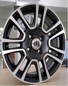 Dj DJ 562 6.5x15inç 5x110 et38 65.1 Black + Gun Diamond Çelik Jant